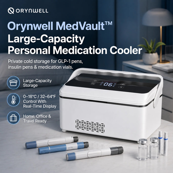 Orynwell MedVault™ Large-Capacity Personal Medication Cooler