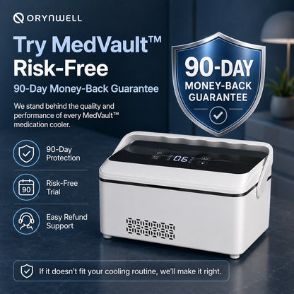 Orynwell MedVault™ Large-Capacity Personal Medication Cooler
