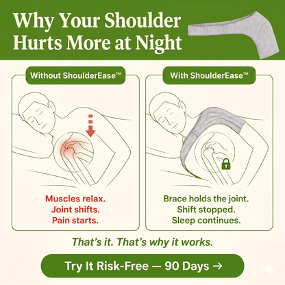ShoulderEase™ Bamboo Night Support Brace