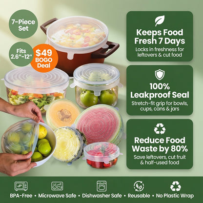 Orynwell FreshLock Lids – 7-Piece Set