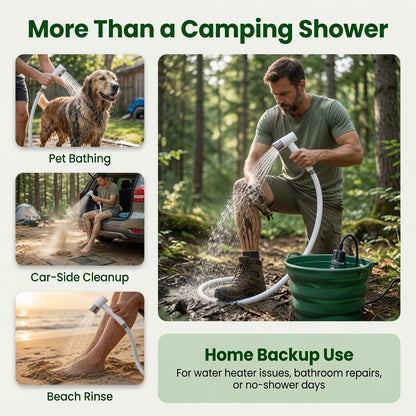 Orynwell ReadyFlow™ Portable Backup Shower
