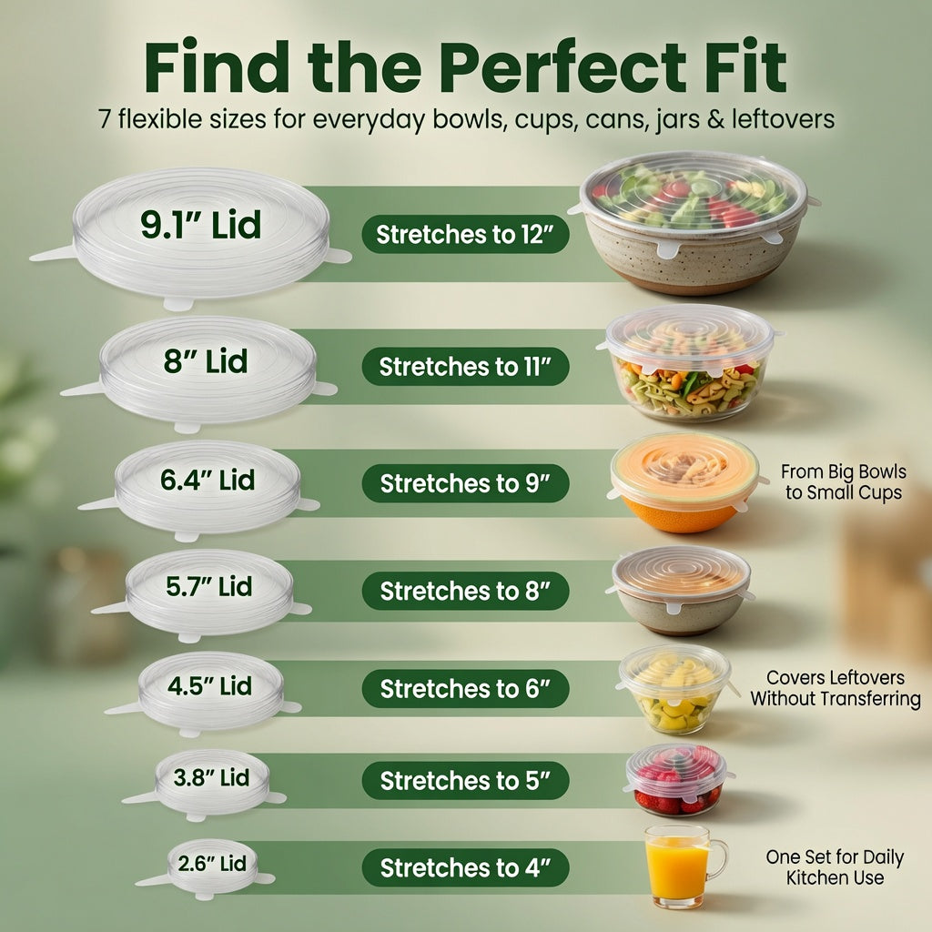 Orynwell FreshLock Lids – 7-Piece Set