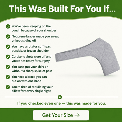 ShoulderEase™ Bamboo Night Support Brace