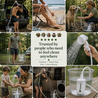 Orynwell ReadyFlow™ Portable Backup Shower