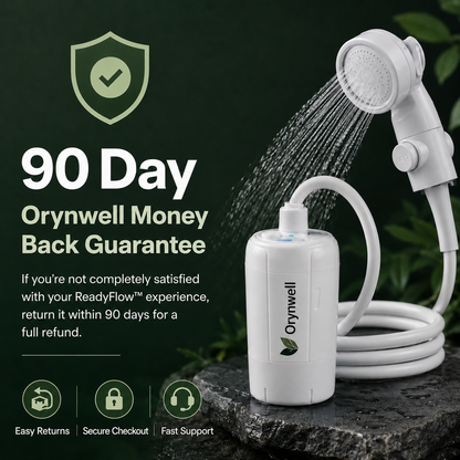 Orynwell ReadyFlow™ Portable Backup Shower