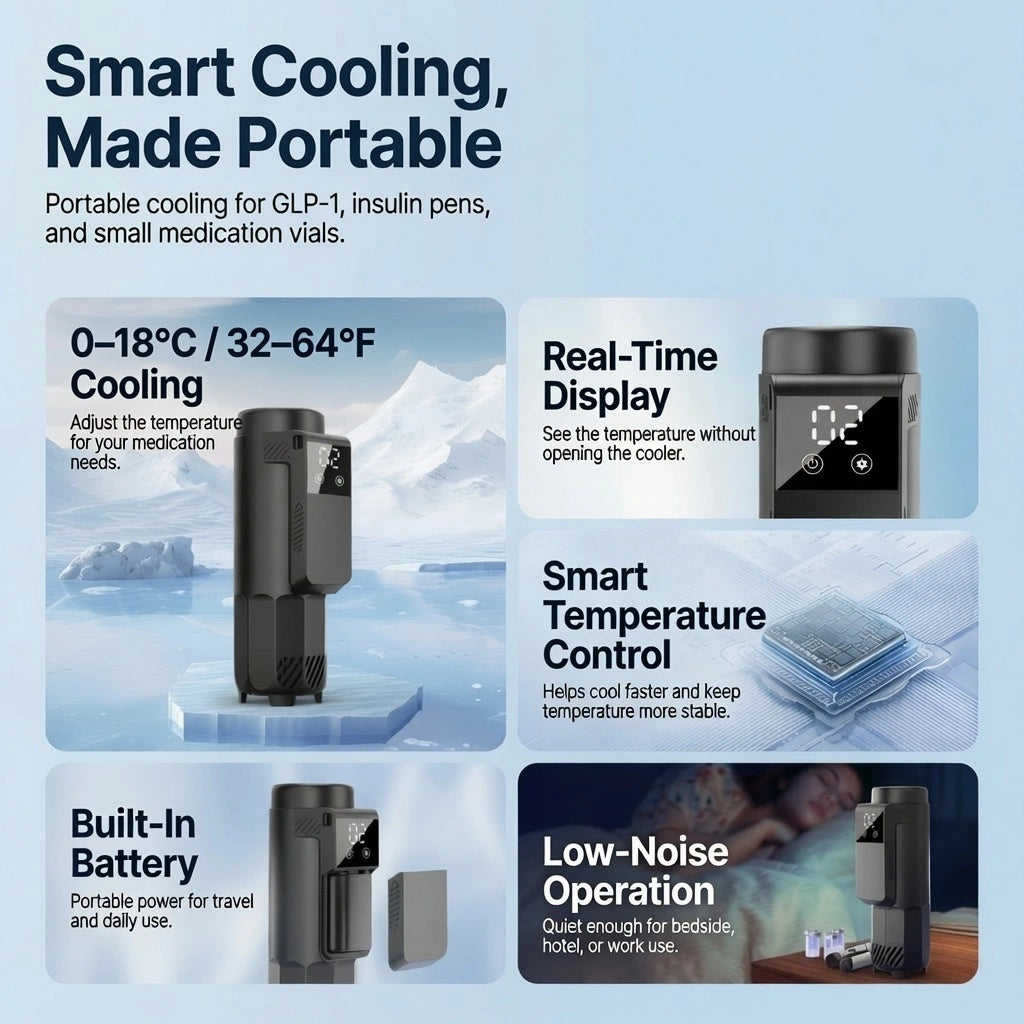 Orynwell ChillMate™ Portable Medication Cooler